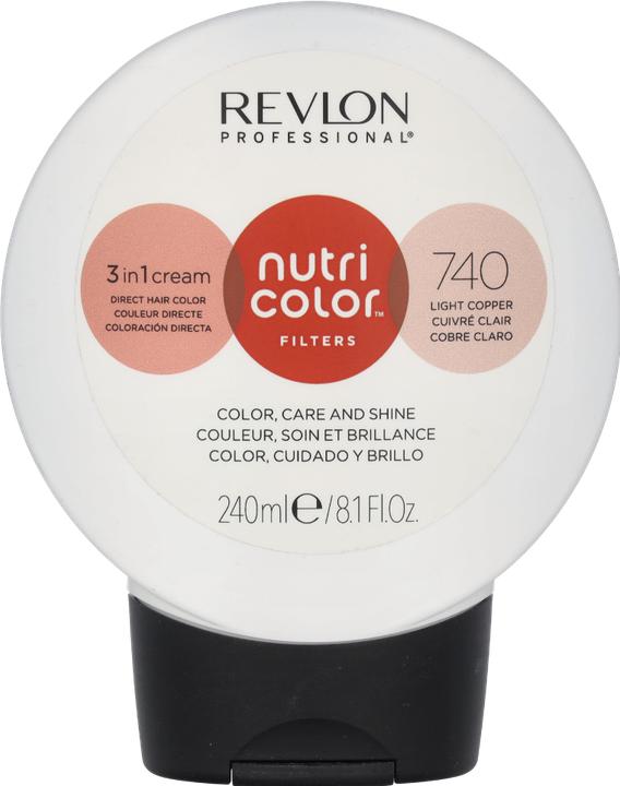 Image du produit Revlon Professional Nutri Color Filters (Blond moyen cuivré intense, 740 Cuivre léger)