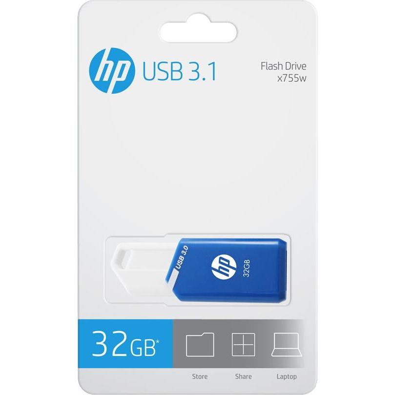 Thumbnail - HP x755w (32 GB, USB-A, USB 3.0), USB Stick, Blau, Weiss