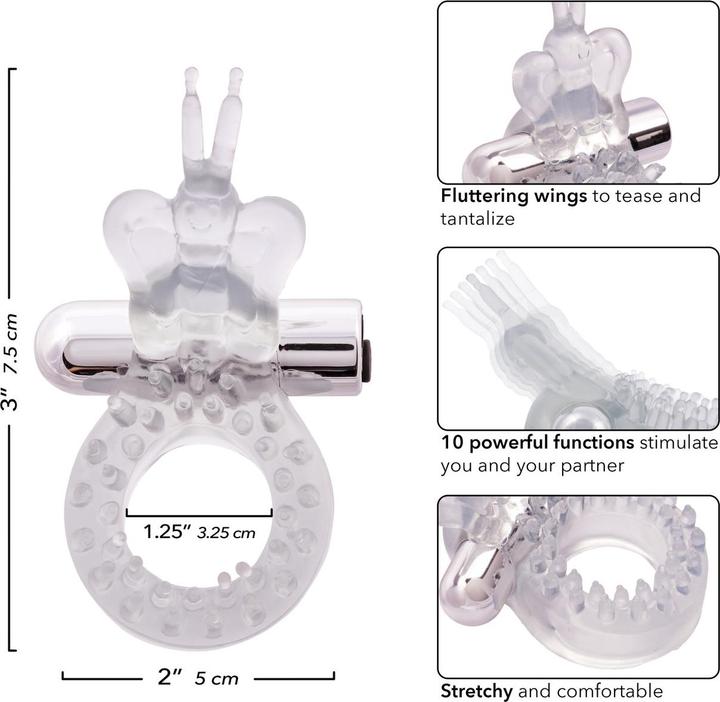 Actual product image CalExotics Wireless Butterfly Ring (4 cm)