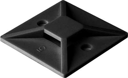 Immagine prodotto HellermannTyton Base adesiva UB19-B-PA66-BK-C1 / 565708 (Fascette in velcro, 19 mm, 100 pz.)
