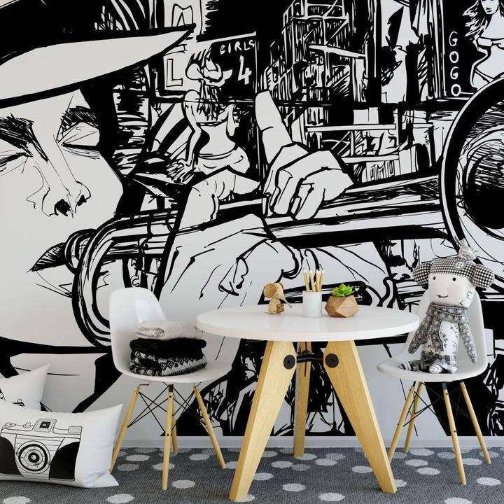 Image du produit Trenddeko Sound of a Street-Musician (480 x 300 cm)