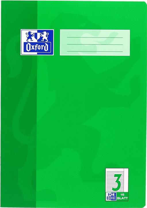 Actual product image Oxford Exercise book, A4, ruling 3 (A4, Hardcover)