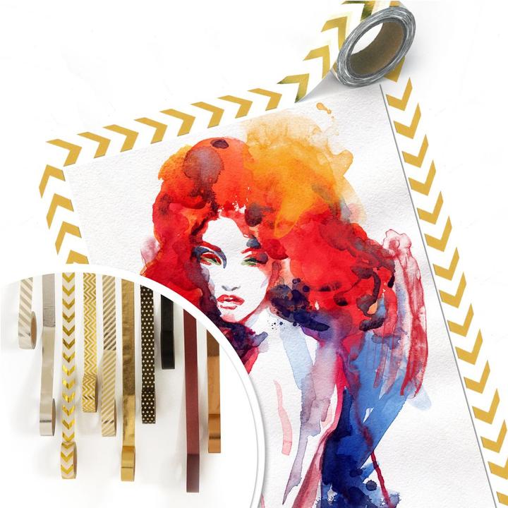 Immagine prodotto Trenddeko La donna con i capelli rosso fuoco (30 x 45 cm)