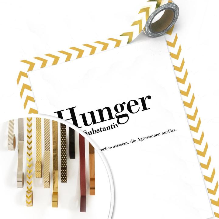 Produktbild Trenddeko Grammatik - Hunger (30 x 24 cm)