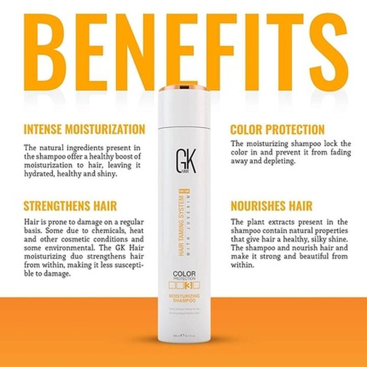 Produktbild Gk Hair Shampoo Hydratant Moisturizing Color Protection (300 ml, Flüssiges Shampoo)