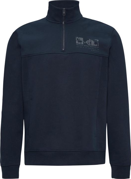 Image du produit S.Oliver Sweatshirt Sweatshirt mit Troyer-Kragen und seitlichen Eingrifftaschen (S)
