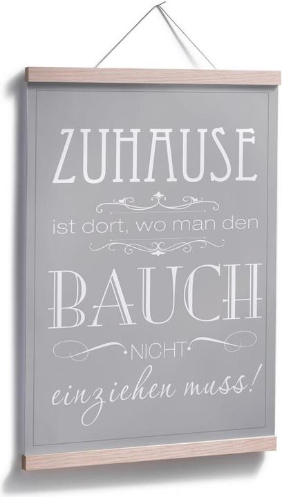 Immagine prodotto Trenddeko La casa è dove non devi tirare dentro lo stomaco (70 x 100 cm)
