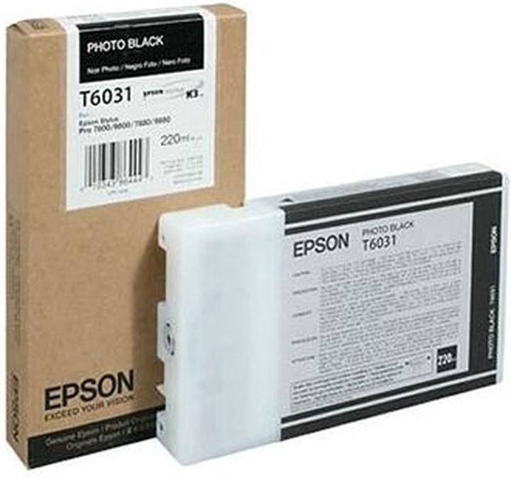 Actual product image Epson T6031 (PBK)