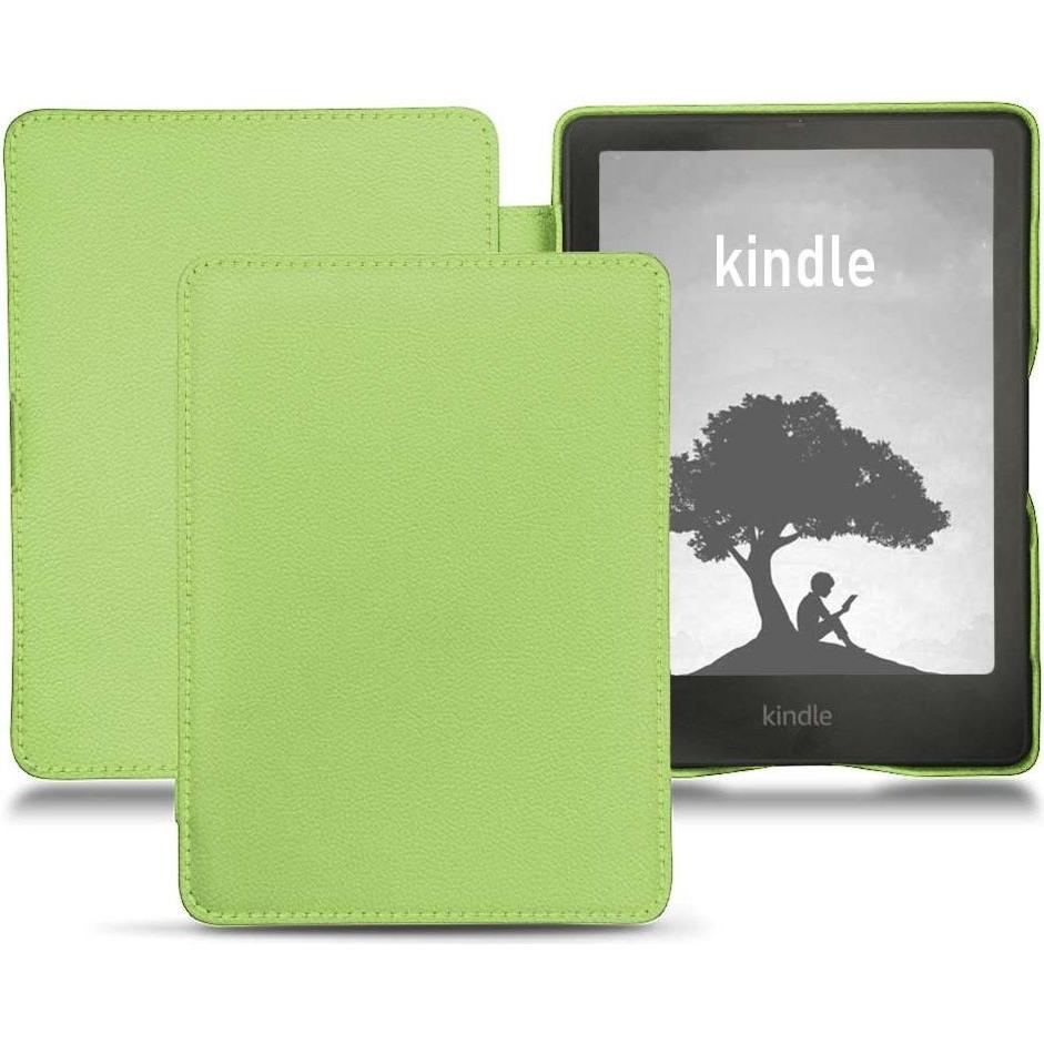 Noreve Lederschutzhülle horizontal, eReader Zubehör, Grün