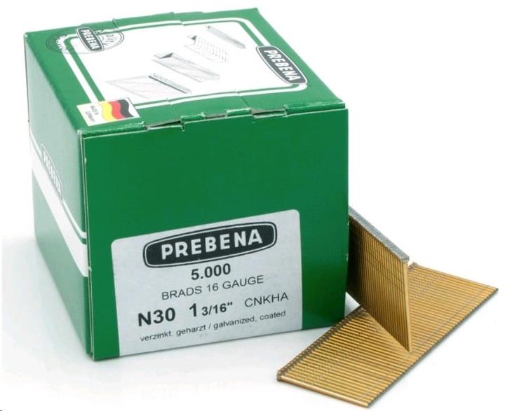Actual product image Prebena Upset head nails galvanised resinated30 mm