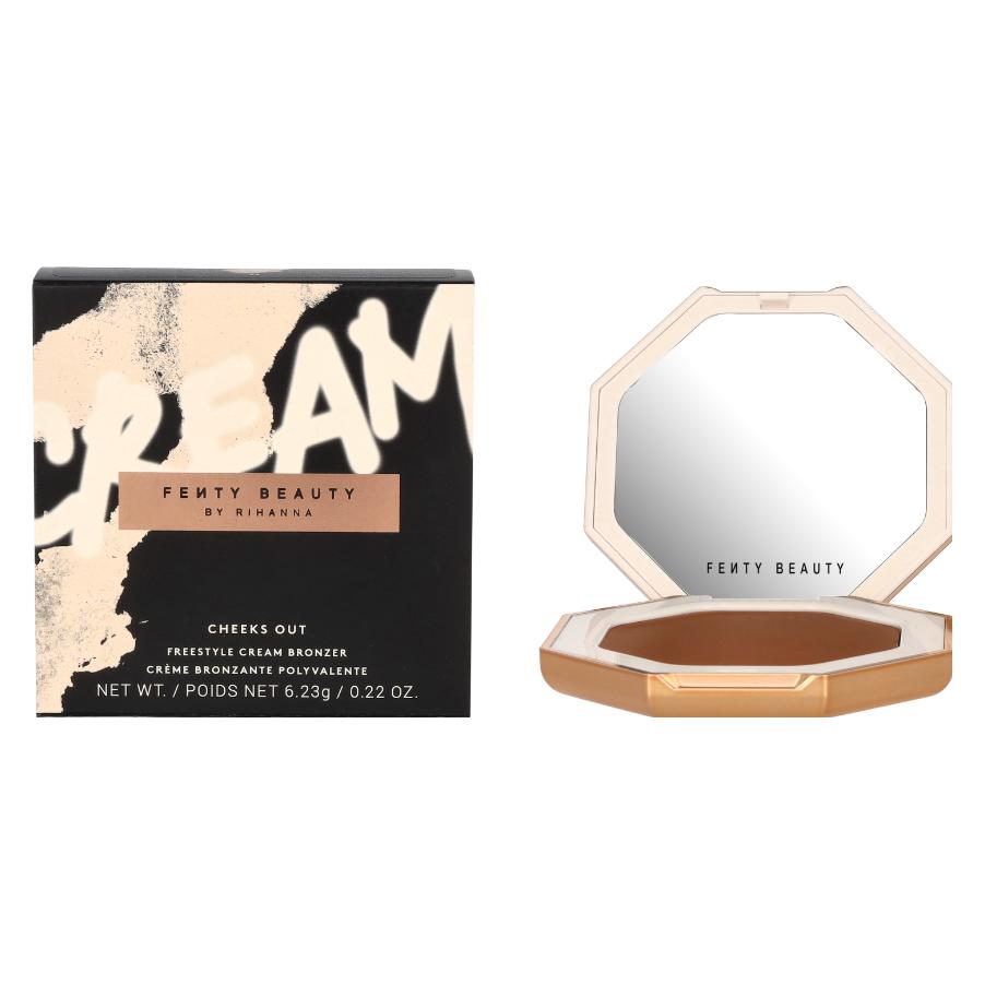 Fenty Beauty, Highlighter + Bronzer, Cheeks Out (#04 Hunnie Glazuur, Bronzer)