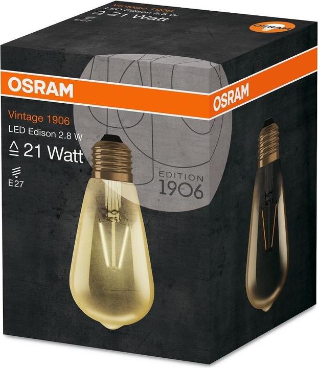 Produktbild Osram Vintage 1906 Led Edison (E27, 200 lm, 1x)