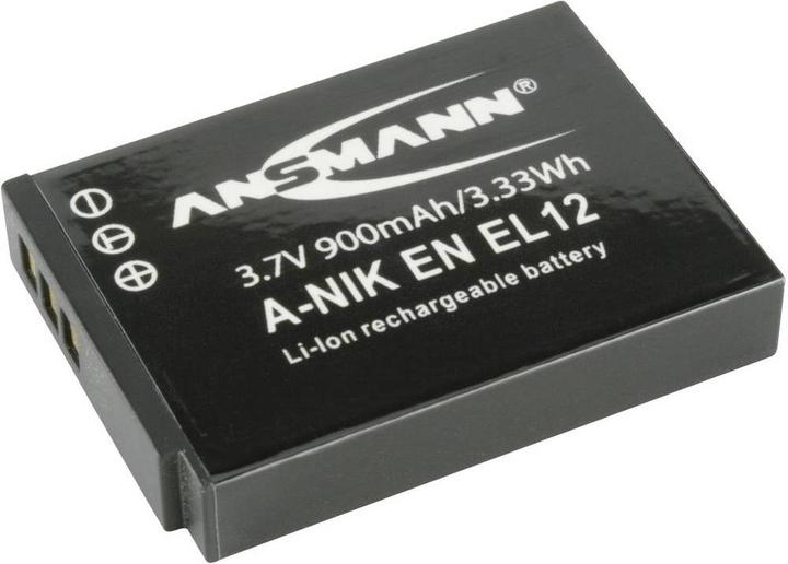 Ansmann Nikon EN-EL12 batterij (Batterij van de camera)