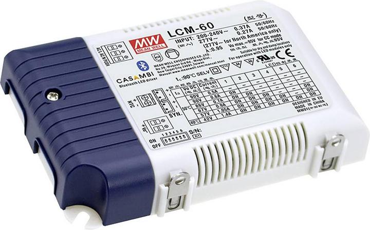 Produktbild MeanWell Mean Well LCM-60DA2 LED-Treiber 60.3 W 1.4 A 2 - 90 V