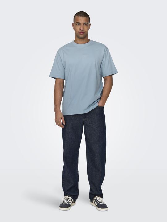 Produktbild Only & Sons Locker geschnitten Rundhals T-Shirt T-shirt (S)