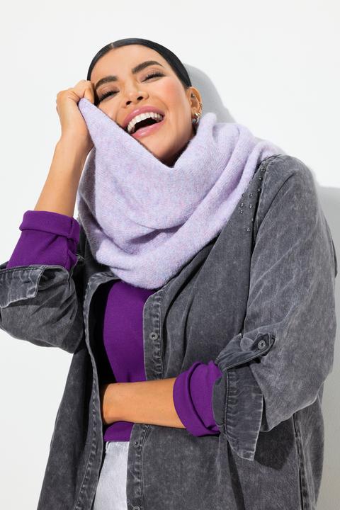 Image du produit Ulla Popken Loop (foulard tube) en maille, matière recyclée douce et confortable