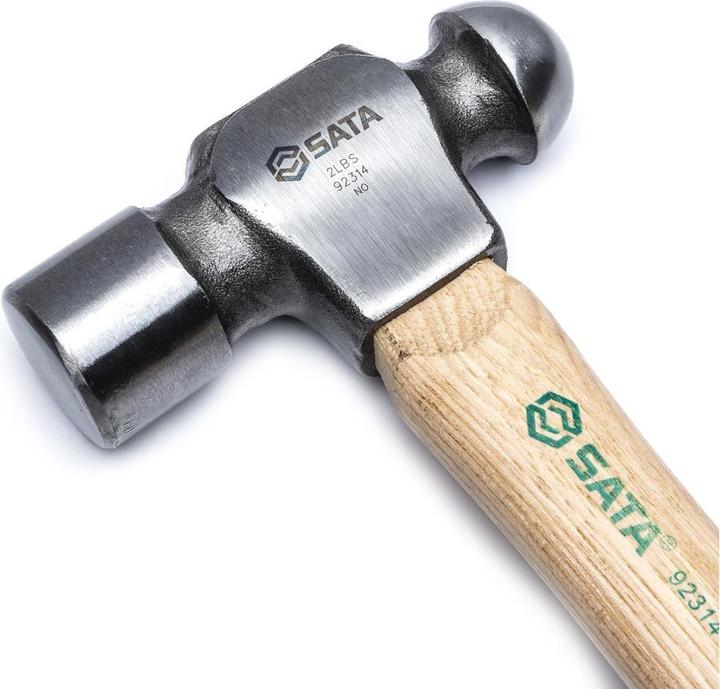 Actual product image SATA Engineer's hammer hickory handle, 390 mm, 910 g (1267 g)