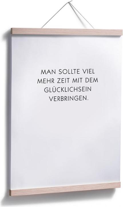 Image du produit Trenddeko Tu devrais passer plus de temps à être heureuse. (50 x 60 cm)