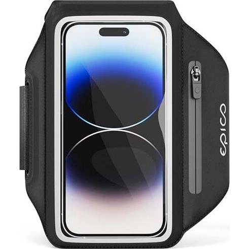 Epico Fascia Da Braccio Universale Per Lo Sport 6,7, Fascia Da Braccio Per Smartphone, Nero
