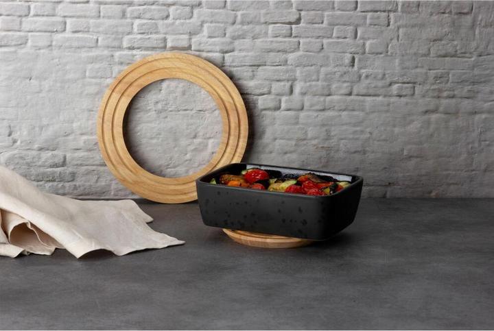 Actual product image Continenta Rubber tree coaster round, Ø 21x1.5cm (1x, Pan coaster)