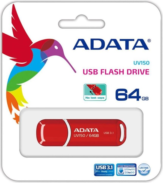 Actual product image Adata DashDrive UV150 (64 GB, USB-A, USB 3.0)