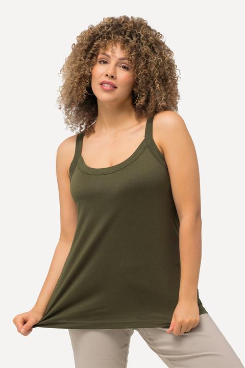 Actual product image Ulla Popken Essential Spaghetti Strap Cami (62)