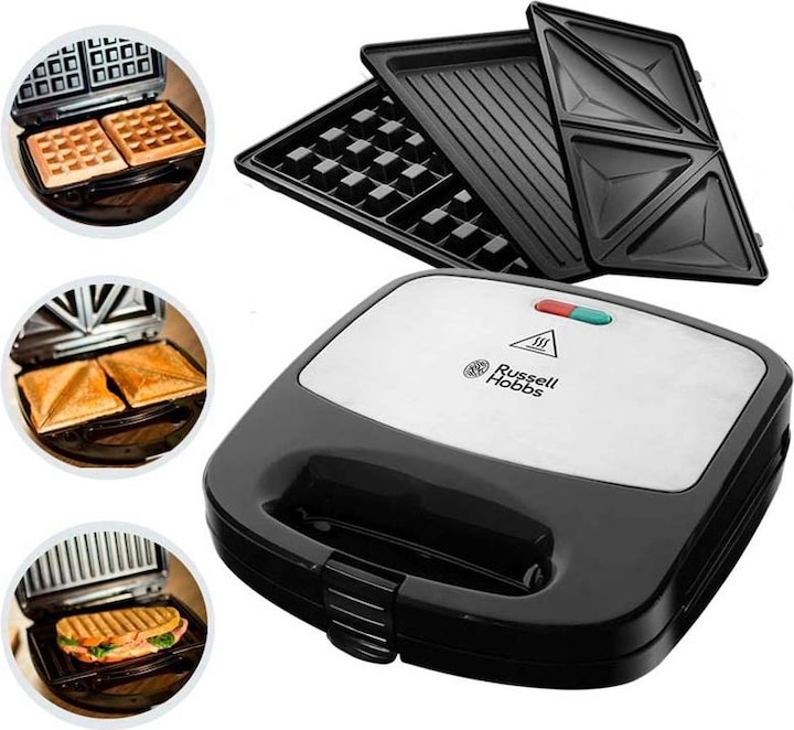 Immagine prodotto Russell Hobbs Fiesta Sandwich Toaster, acciaio inossidabile