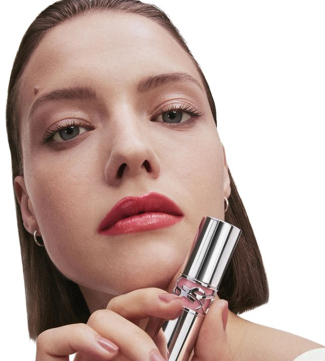 Actual product image Yves Saint Laurent Loveshine Rouge Volupte Shine Lipstick 210 (#210 Passion Red)