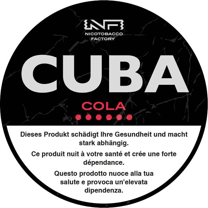 Cuba Black Cola (Nicotine Pouches, 66 mg)