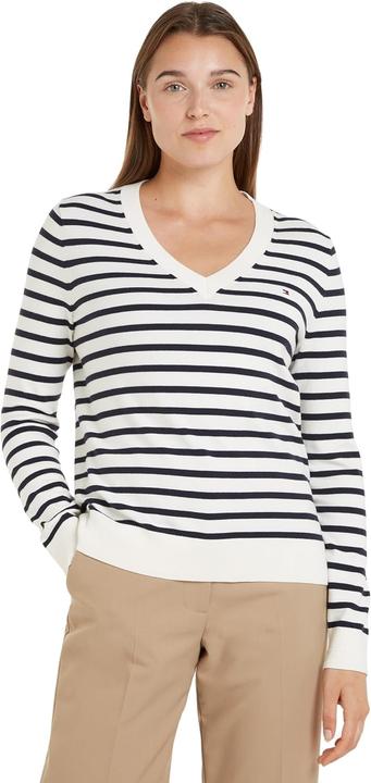 Produktbild Tommy Hilfiger Co Jersey Stitch V-Nk Sweater (XS)