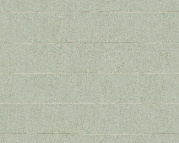 AS Creation VINYL VLIESBEHANG BASIS 395061 GROEN GEO MOZAÏEK (12)