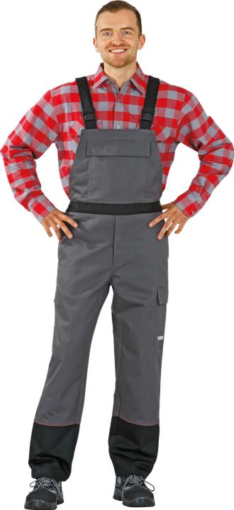 Actual product image Planam Dungarees grey/black 58 60 (60)