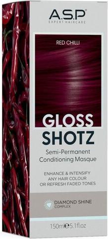 Actual product image A.S.P. Gloss Shotz (Semi-Permanent Hair Color, 150mL, Red Chilli)
