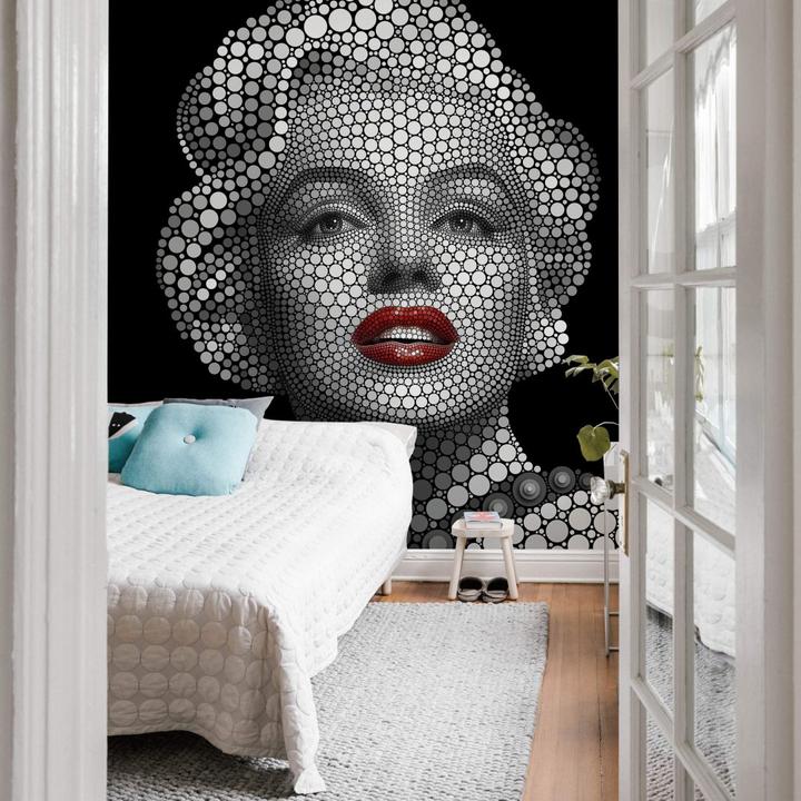 Image du produit Trenddeko Ben Heine - Circlism : Marilyn Monroe (288 x 300 cm)