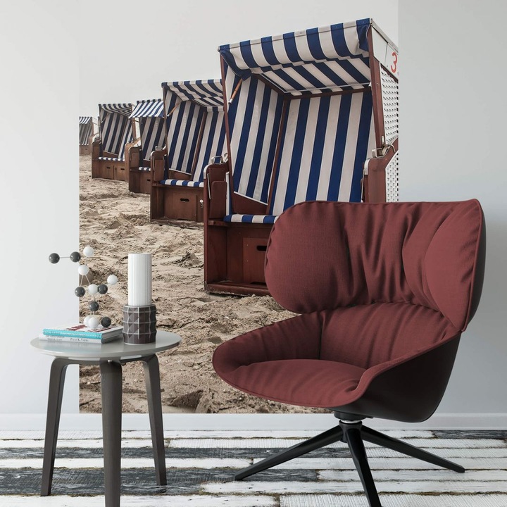 Produktbild Trenddeko Strandkorb auf Norderney (144 x 260 cm)