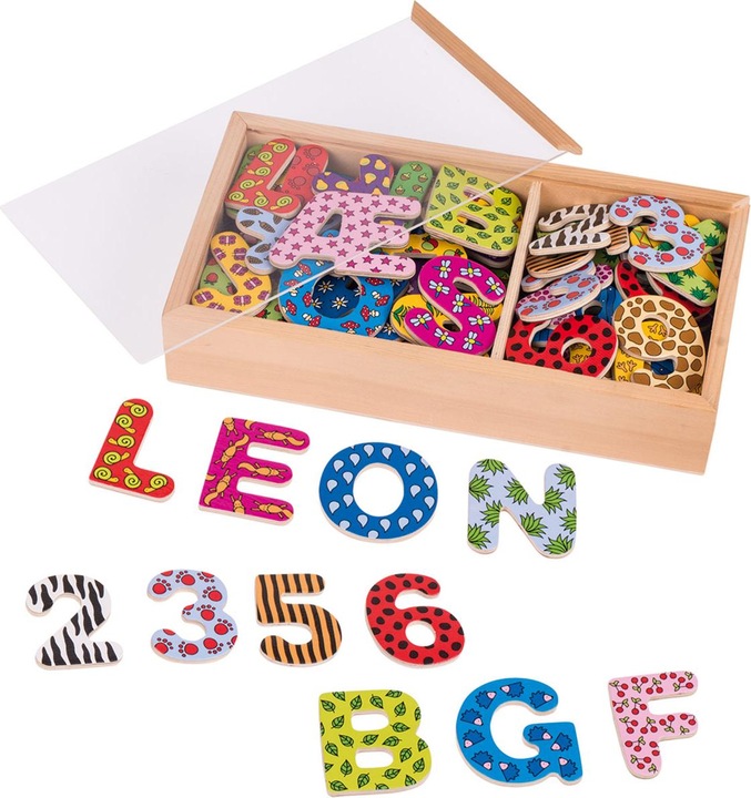 Actual product image Goki Magnet alphabet and numbers II