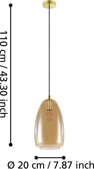 Immagine prodotto EGLO Lampada a sospensione a LED (E27)