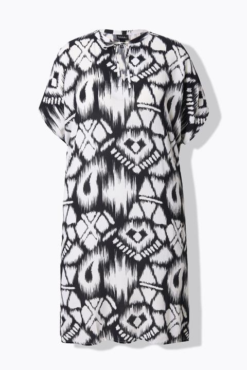 Produktbild Ulla Popken Kleid, Oversized, Tunika-Ausschnitt, Halbarm (54)