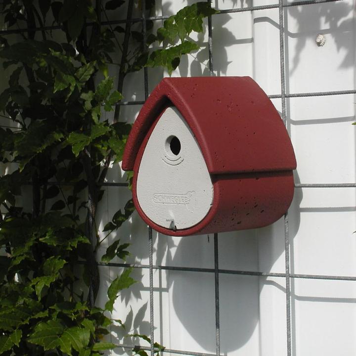Produktbild Schwegler 00155/9 Nisthöhle Meisenresidenz 1 MR 27 x 19 x 23, rot / grau
