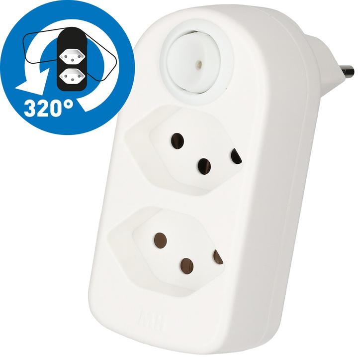 Actual product image Max Hauri Abzweigstecker (Type 12, 2x)