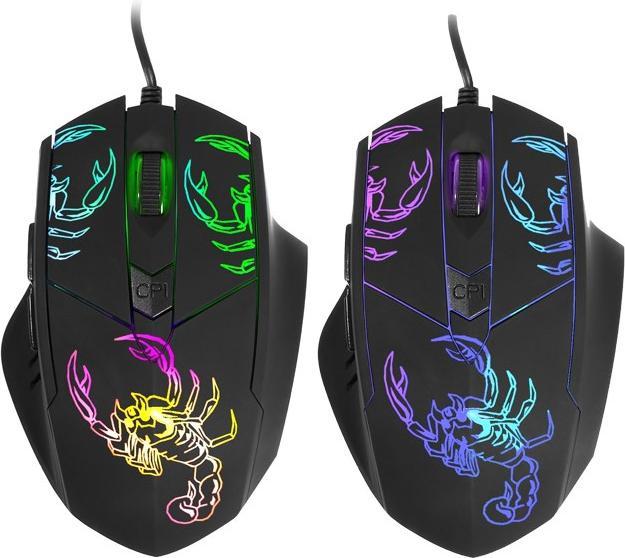 Actual product image Tracer Scorpius Mouse USB Type-A Optical 1600 DPI (Cable)