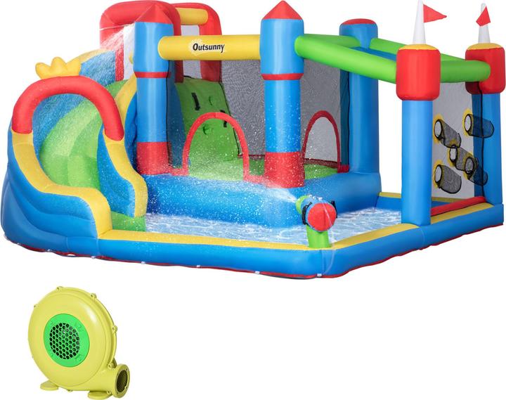 Actual product image Swisshandel24 Oxford fabric bouncy castle water park