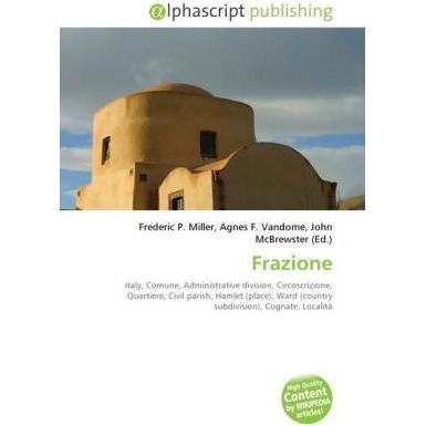Thumbnail - Frazione, Fachbücher von Agnes F. Vandome, Frederic P. Miller, John McBrewster