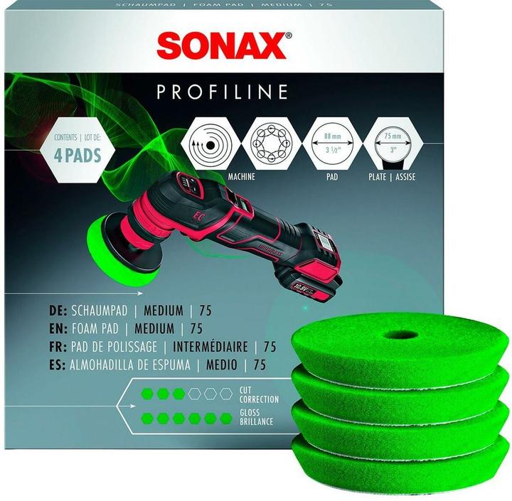 Produktbild Sonax PROFILINE Polierpad, medium, Ø 90 mm
