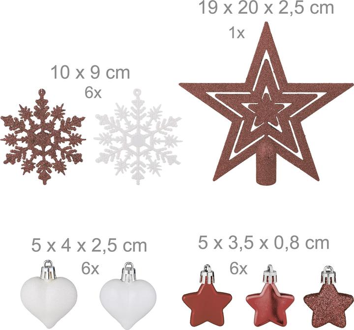 Actual product image Relaxdays christmas decorations (101 -part)