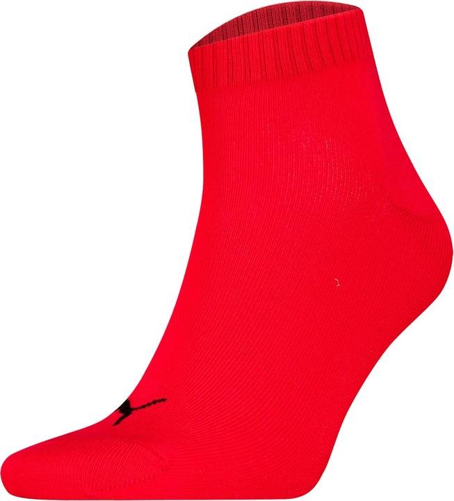 Produktbild Puma Socken Söckchen 3 Paar Quarter Uni Rot/Schwarz/Grau (3er Pack, 39 - 42)