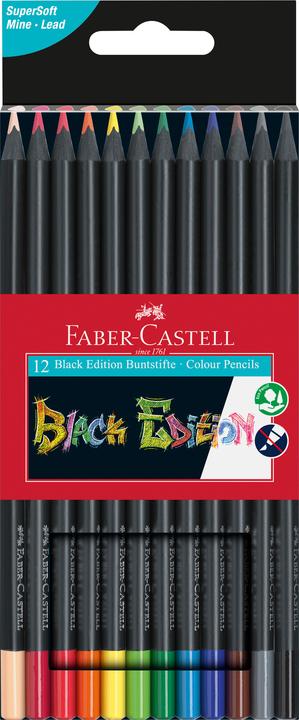 Faber-Castell Black Edition (Mehrfarbig, 12 x)
