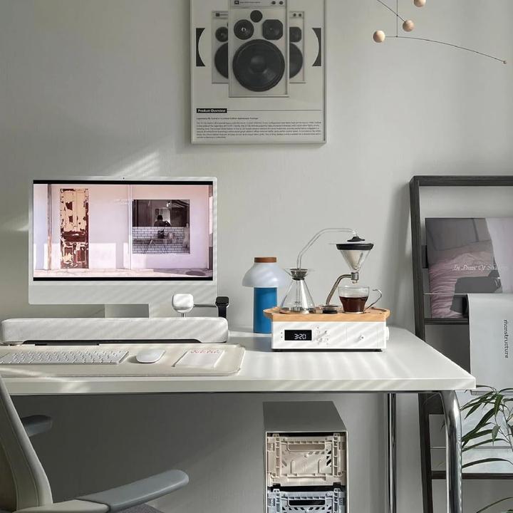 Actual product image Joy resolve BARISIEUR design coffee maker tea timer white