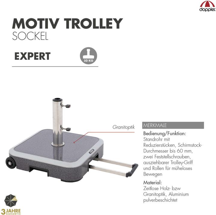 Produktbild Doppler Expert Trolley Sockel