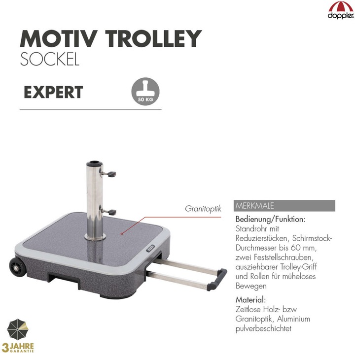 Actual product image Doppler Expert Trolley Base